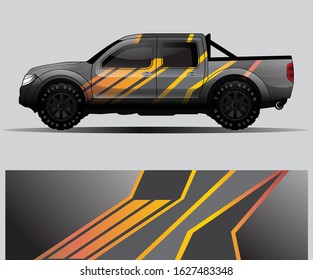 truck decal graphic wrap vector, abstract background
