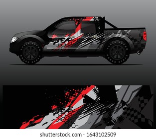 truck decal graphic wrap vector, abstract background truck decal graphic wrap vector, abstract background