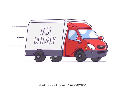 The truck was delivered with a red cab. Transportation. Transport vehicle.