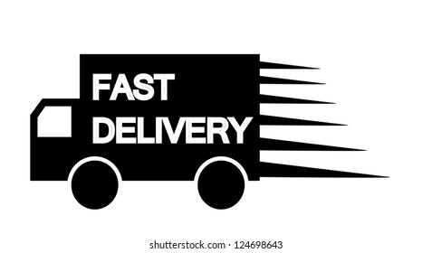 Truck delivery icon