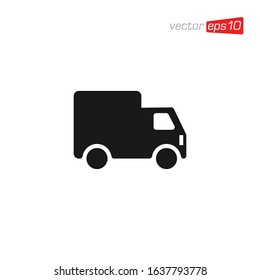Truck Delivery Icon Design Illustration