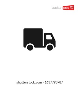 Truck Delivery Icon Design Illustration