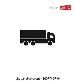 Truck Delivery Icon Design Illustration