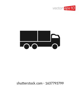 Truck Delivery Icon Design Illustration