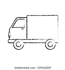 truck delivery icon image vector illustration design 