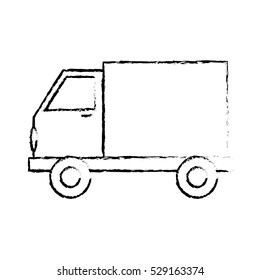 truck delivery icon image vector illustration design 