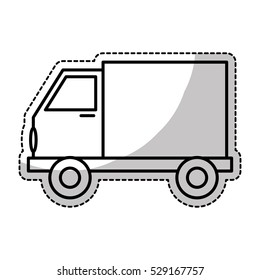 truck delivery icon image vector illustration design 