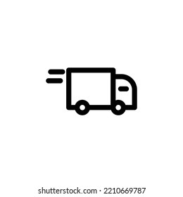 Truck Delivery icon suitable for web, application or additional ornament for your project