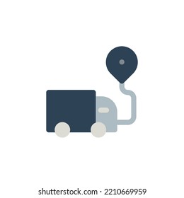 Truck Delivery icon suitable for web, application or additional ornament for your project