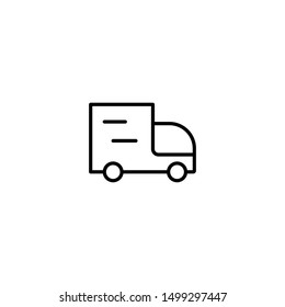 truck delivery icon vector illustration