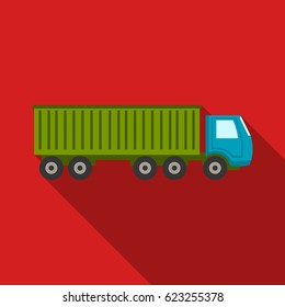 Truck delivery icon of vector illustration for web and mobile