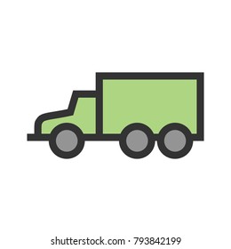 Truck, delivery, logistics