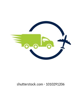 truck delivery logo