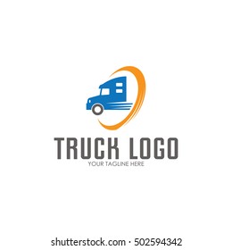 Truck delivery logo