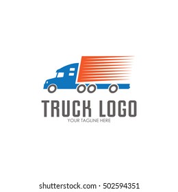 Truck delivery logo