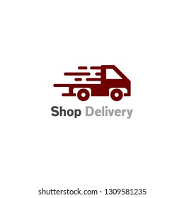 truck delivery logo design truck delivery logo design