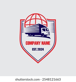 truck delivery logo , logistic logo