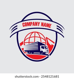 truck delivery logo , logistic logo