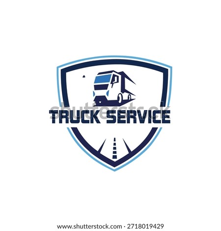 Truck delivery truck Logo Vector Design