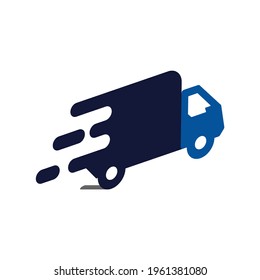 truck delivery logo vector symbol