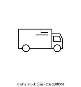 truck delivery outline icon design