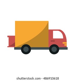 Truck of Delivery and shipping concept