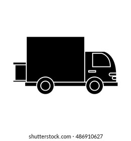 Truck of Delivery and shipping concept