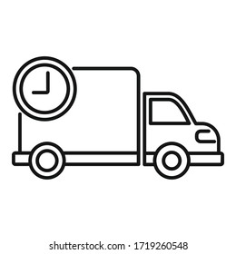 Fast Delivery Truck Icon Express Delivery Stock Vector (Royalty Free ...