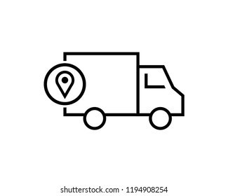 truck delivery vector icon