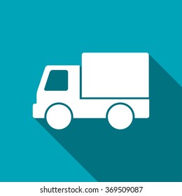 Truck delivery vector icon