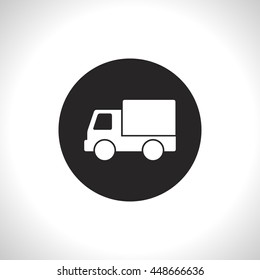 Truck delivery vector icon