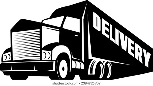  truck delivery vector logo desigm