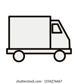 truck design, Delivery shipping logistics transportation distribution and merchandise theme Vector illustration