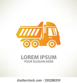 Truck design,logo template,clean vector