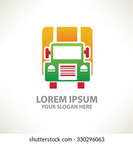 Truck design,logo template,clean vector