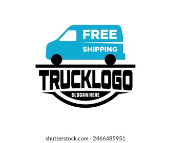 Truck diesel repair and service logo template