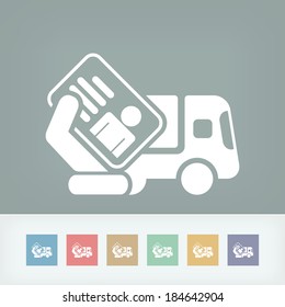 Truck document icon
