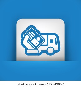 Truck document icon