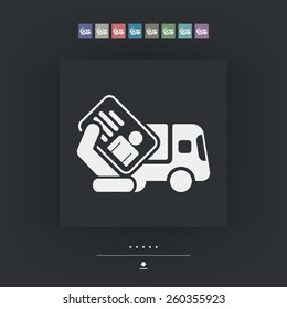 Truck document icon
