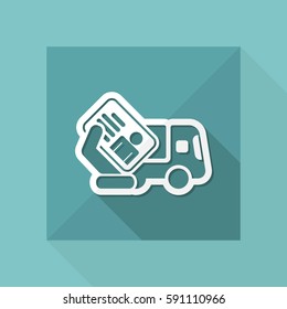 Truck document icon