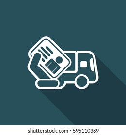 Truck document icon
