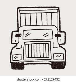 truck doodle