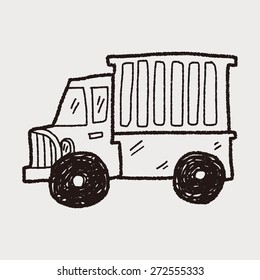truck doodle