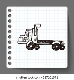 truck doodle