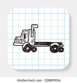 truck doodle