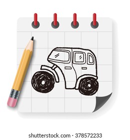 truck doodle