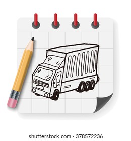 truck doodle