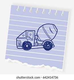 truck doodle