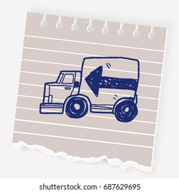 truck doodle