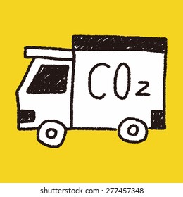 truck doodle drawing